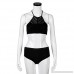 YAliDa 2019 clearance sale Womens Plus Size Beach Bra Bikini Set Hollow Out Backless Swimsuit Swimwear, Black B07L91B3BC